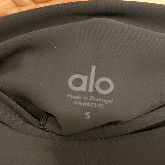 Alo Yoga High Waist Ripped Warrior Leggings Black S - Picture 15 of 16